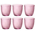 Bicchiere line lilac acqua rose 6pz cl29 Bormioli