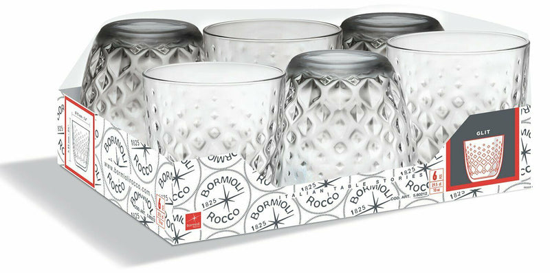 Bicchiere glit acqua 6pz cl30