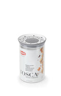 Barattolo ermetico tondo Tosca LT 1,2 stone Grey - Bianco Stefanplast