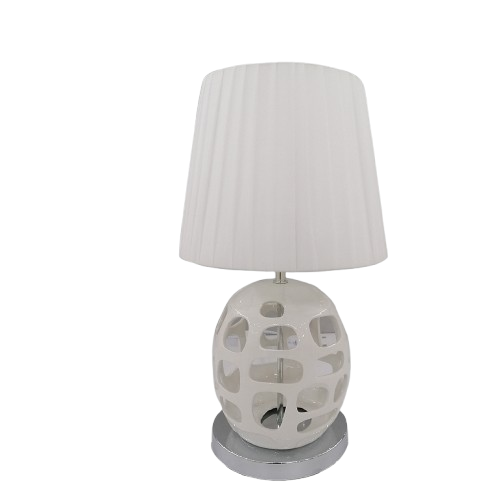 Lampada da tavola bianco cm. 51