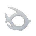 Pesce bianco in ceramica cm.18,3