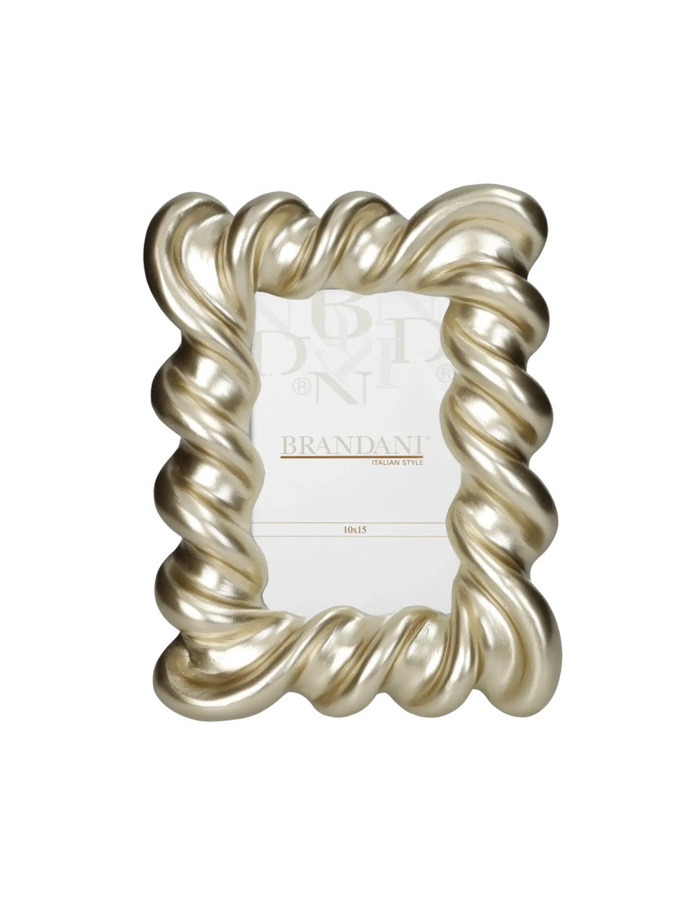 Portafoto candy oro poliresina interno 10x15