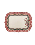 Vassoio cantico porcellana (fiocco) cm.33,5x25 Brandani