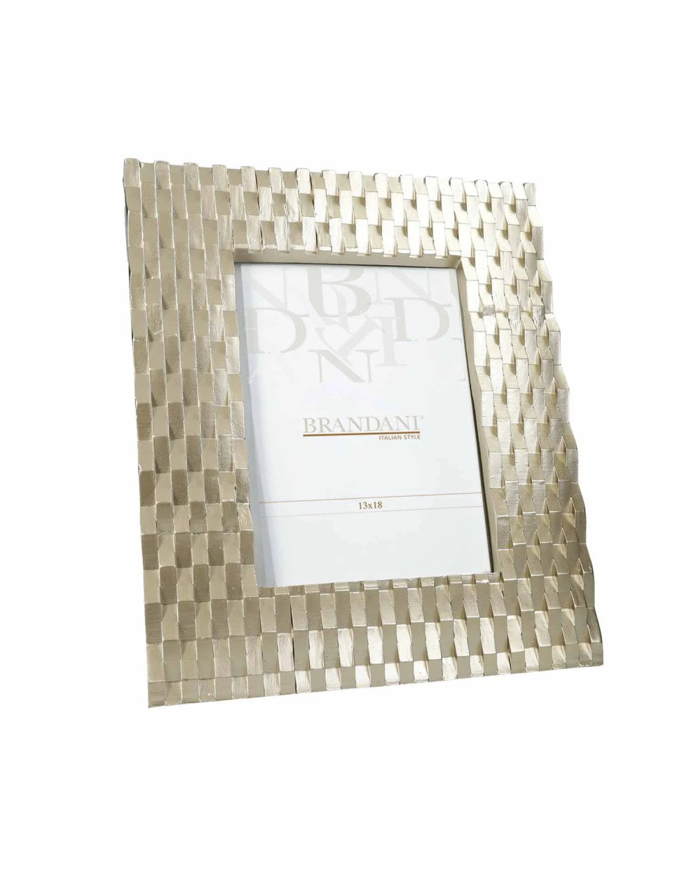 Portafoto Glam oro int. 13x18 in poliresina Brandani
