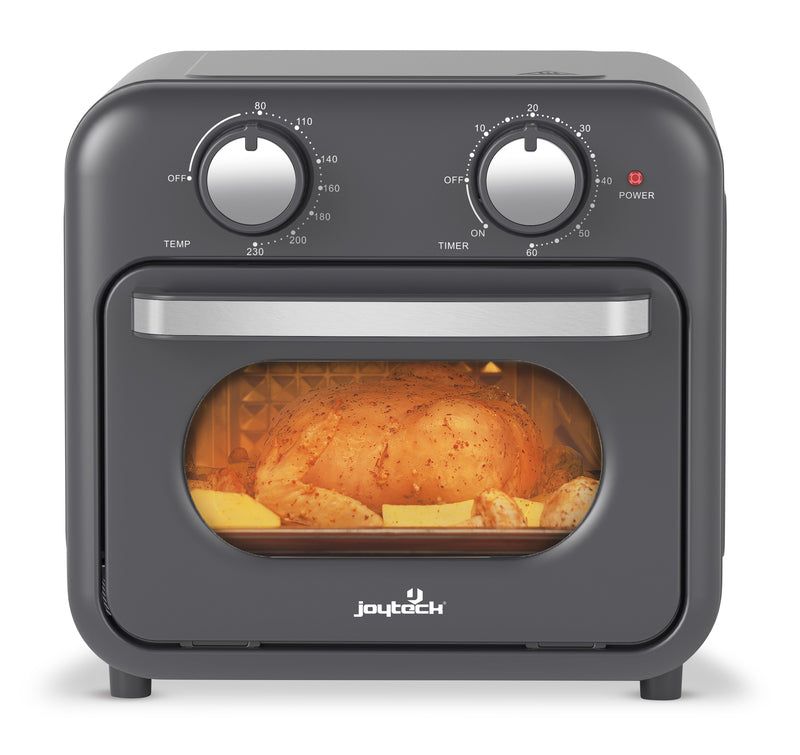 Forno friggitrice ad aria 10l 730-870w grigio joyteck