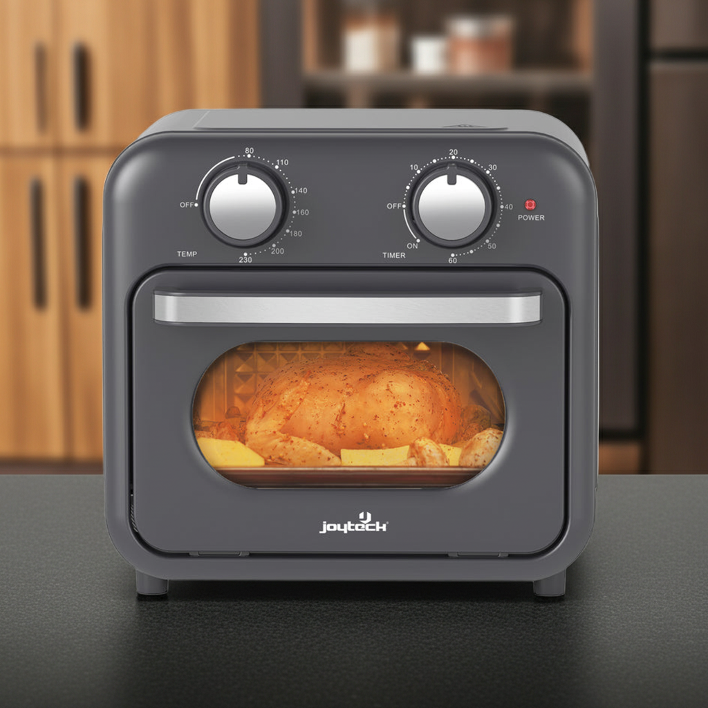 Forno friggitrice ad aria 10l 730-870w grigio joyteck